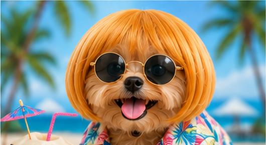 The Wiggle Wig™ Funny Pet Wig Headband