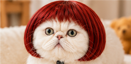 The Wiggle Wig™ Funny Pet Wig Headband