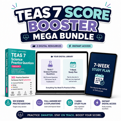 TEAS 7 SCORE BOOSTER MEGA BUNDLE